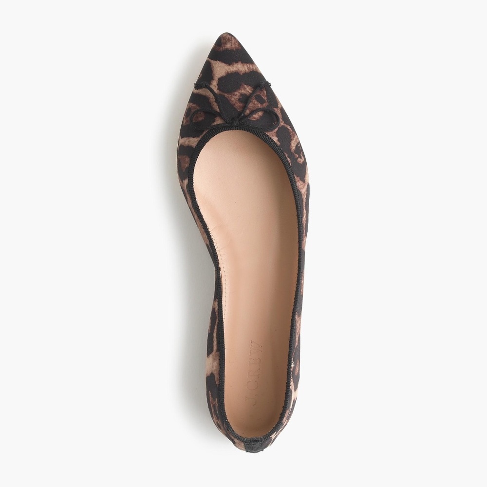 J Crew Gemma Leopard Flat